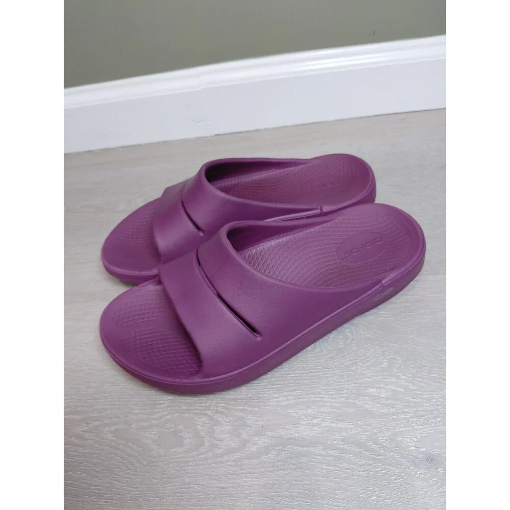 OOFOS OOahh Slide,Purple Lightweight Recovery US Men’s 8 Women’s 10 EU 41
